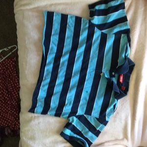 This is a large polo cropped tee!